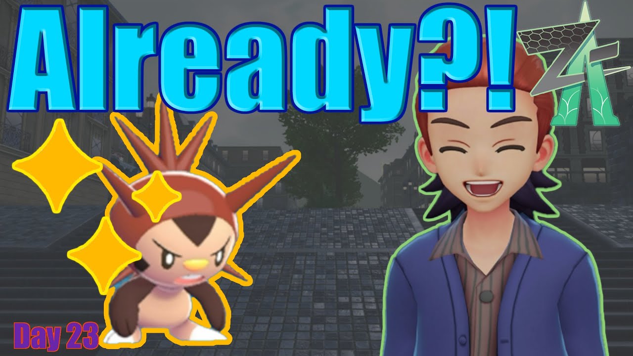 Shiny Hunting Chespin - Wild Zone 17 - Pokémon Legends ZA