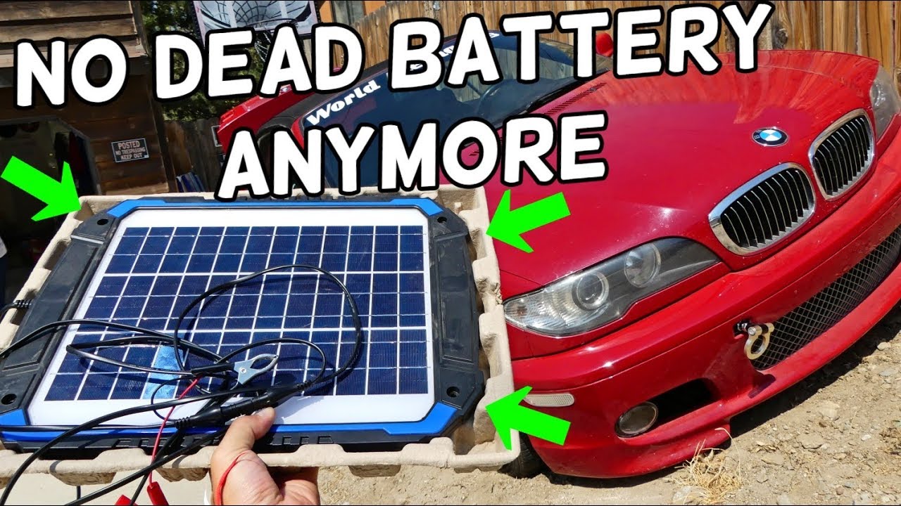 SUNER POWER 12V Solar Car Battery Charger & Maintainer 12 watt Product Review