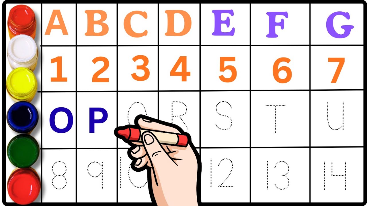 Dotted ABCD |  A to Z | ABC Tracing for Kids |  Preschool Learning | day17 part3