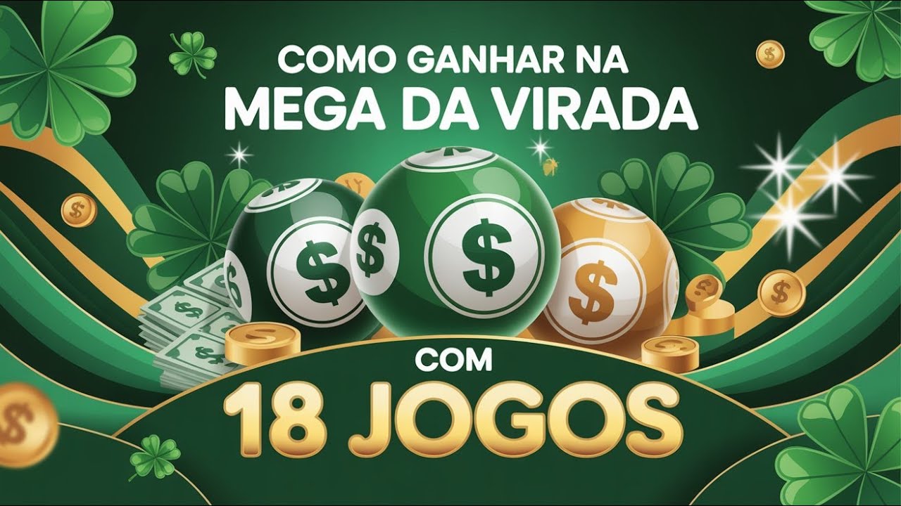 🍀O M&eacute;todo dos 18 Jogos para Vencer a Mega da Virada em 2025