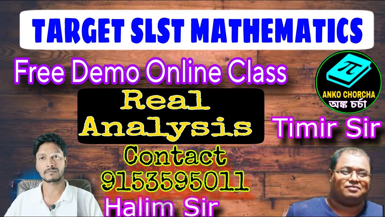 Target SLST Mathematics | Free demo online class | Mathematics slst preparation | Anko Chorcha