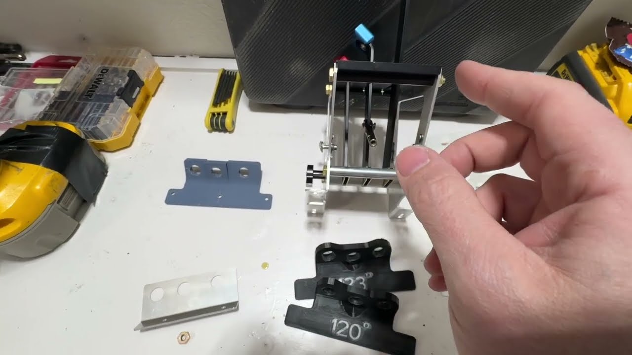 RV14 brackets and setup for the AS center console.