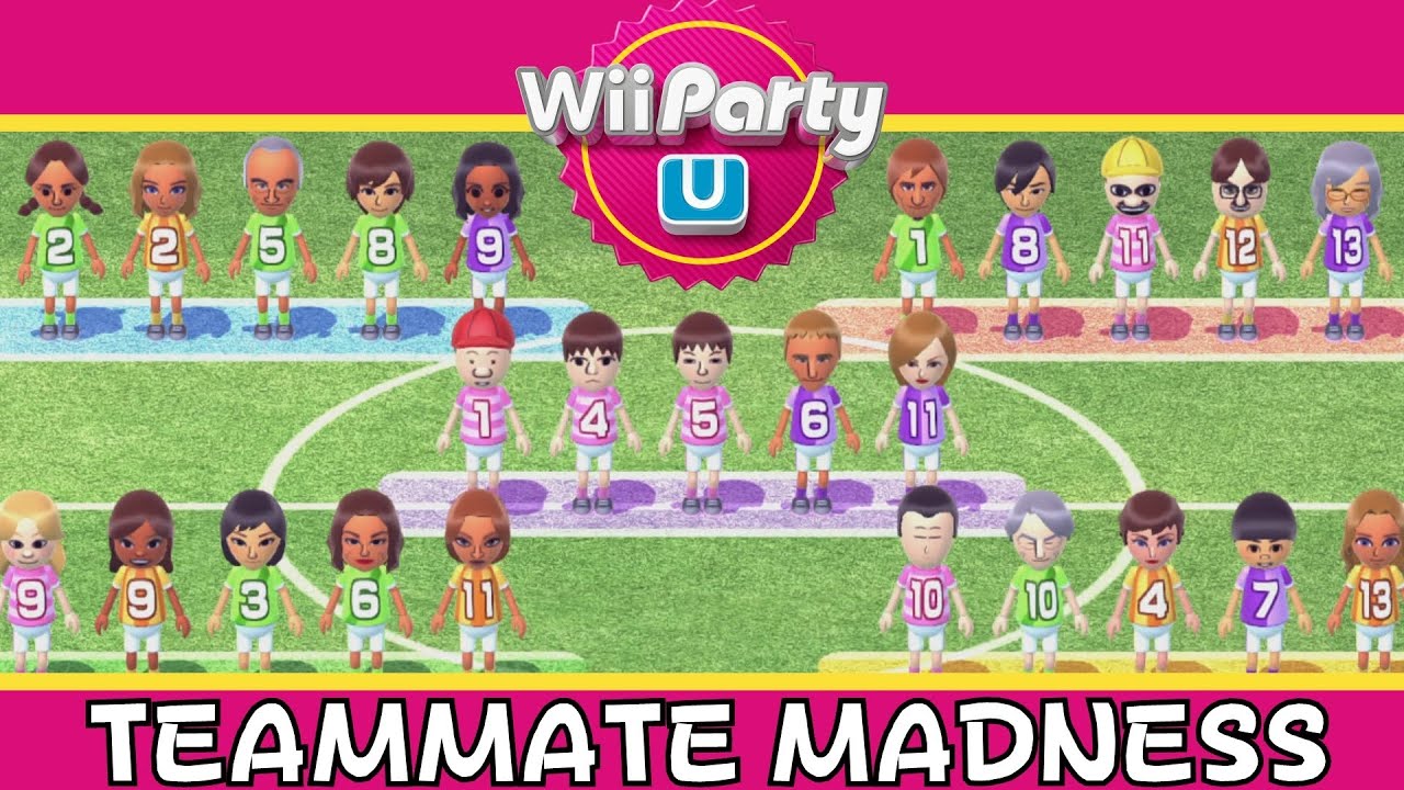 Wii Party U - Teammate Madness - Party Mode