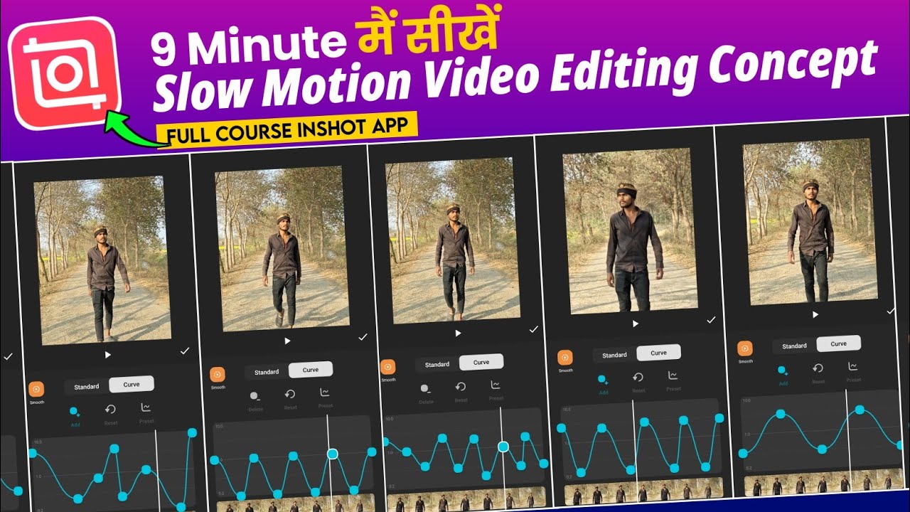 Slow Motion Video Editing In Inshot App | Slow Fast Motion Video Editing Kaise Kare | Slow Motion |