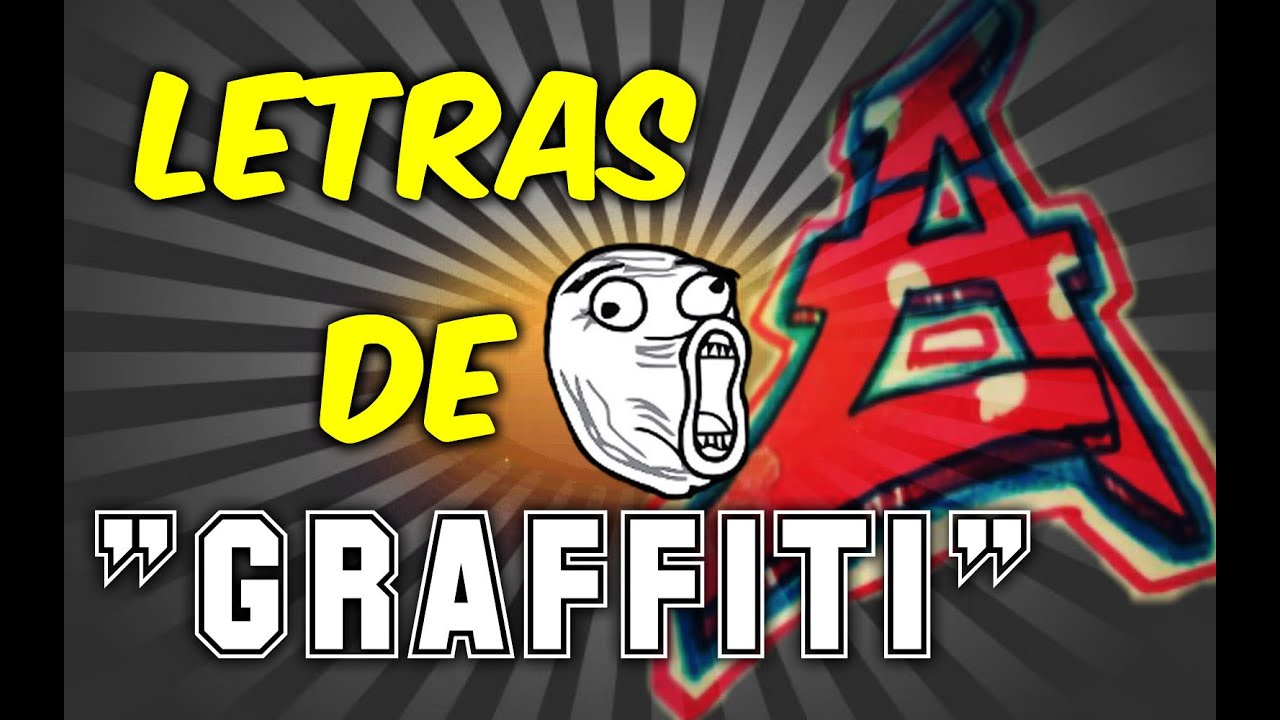 C&Oacute;MO DIBUJAR LETRAS DE GRAFFITI / A