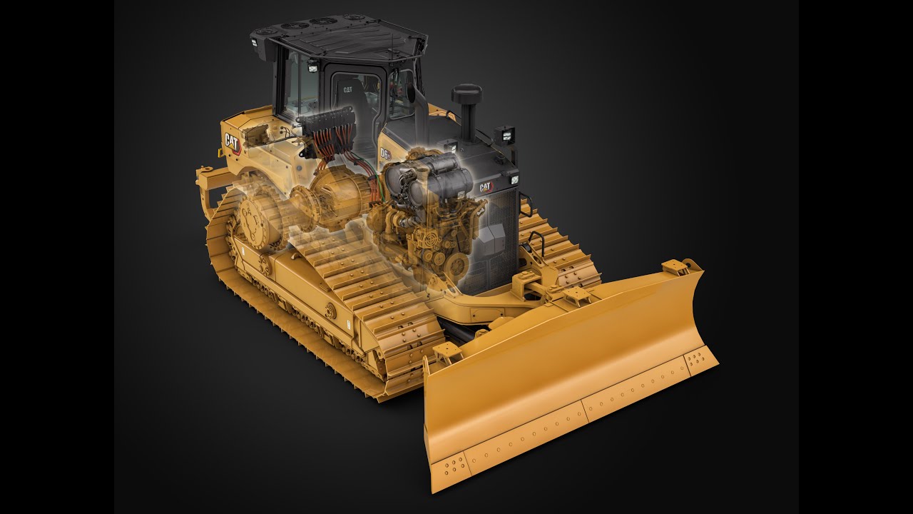 Inside the Cat® D6 XE Dozer Electric Drive Power Train
