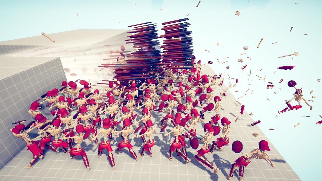 ZOMBIE BALLISTA GOD vs 100x UNITS IN CORRIDOR - Totally Accurate Battle Simulator TABS
