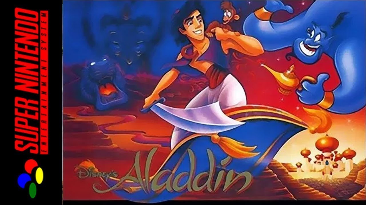 SNES - [Aladdin 100%]  sem perder vidas