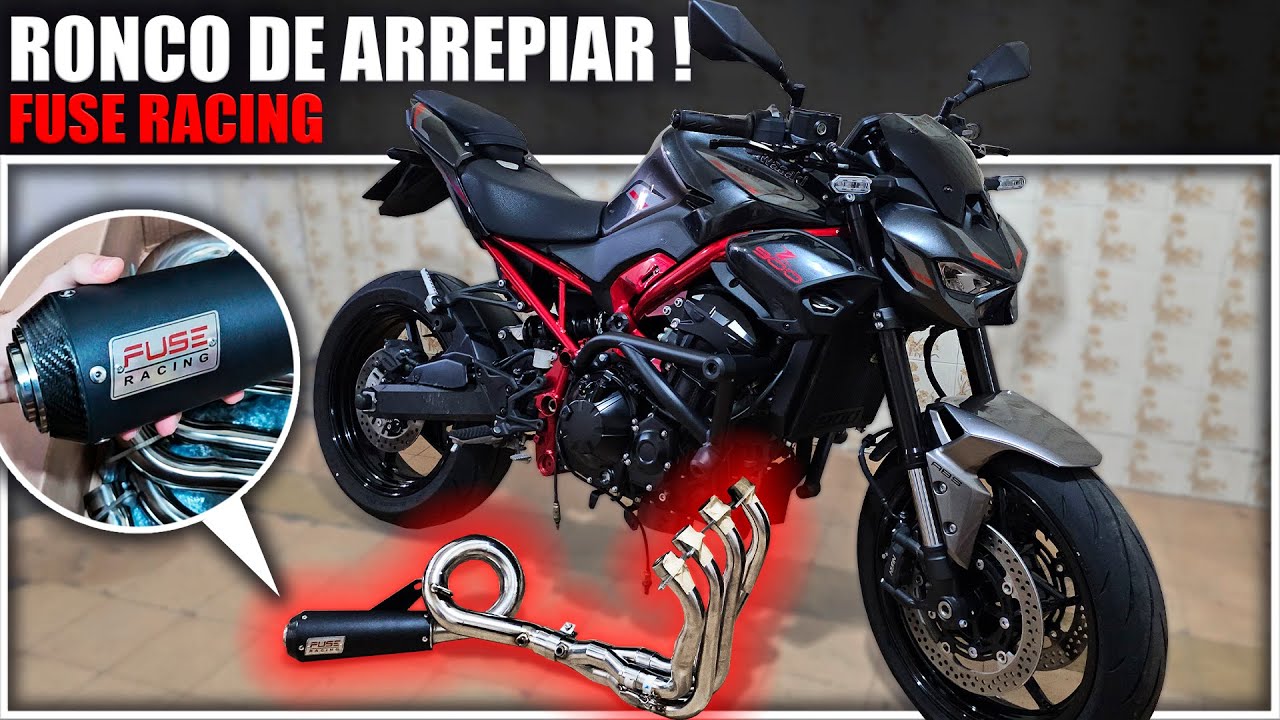 ESCAPE FULL 4X1 FUSE RACING - INSTALAÇÃO Z900 2026