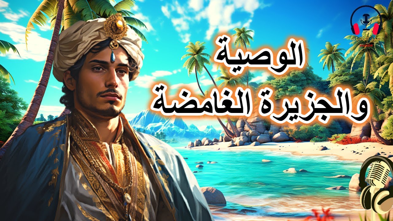 قصة الوصية والجزيرة الغامضة، من القصص الخيالية المشوقة قبل النوم، ضع السماعات واستمع، سوق الحكايات و