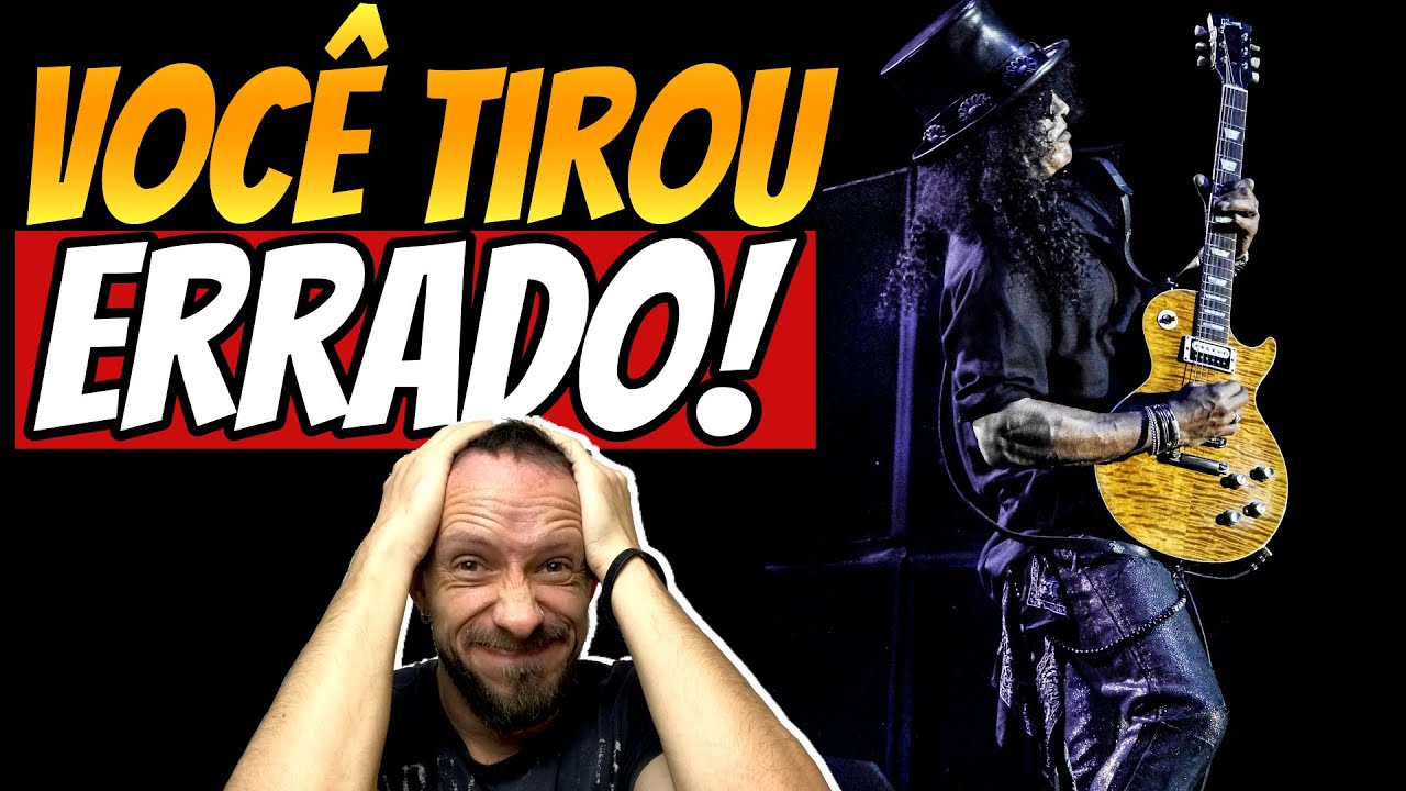Como Tocar O Solo de Sweet Child O' Mine Na Guitarra