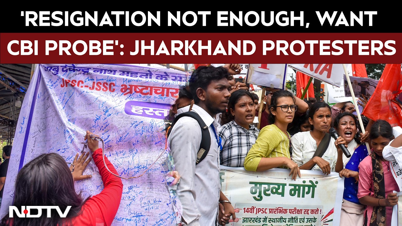 Jharkhand Protest | &lsquo;Not Enough, We Want CBI Probe&rsquo;: Protesters On Resignation Of JPSC Members
