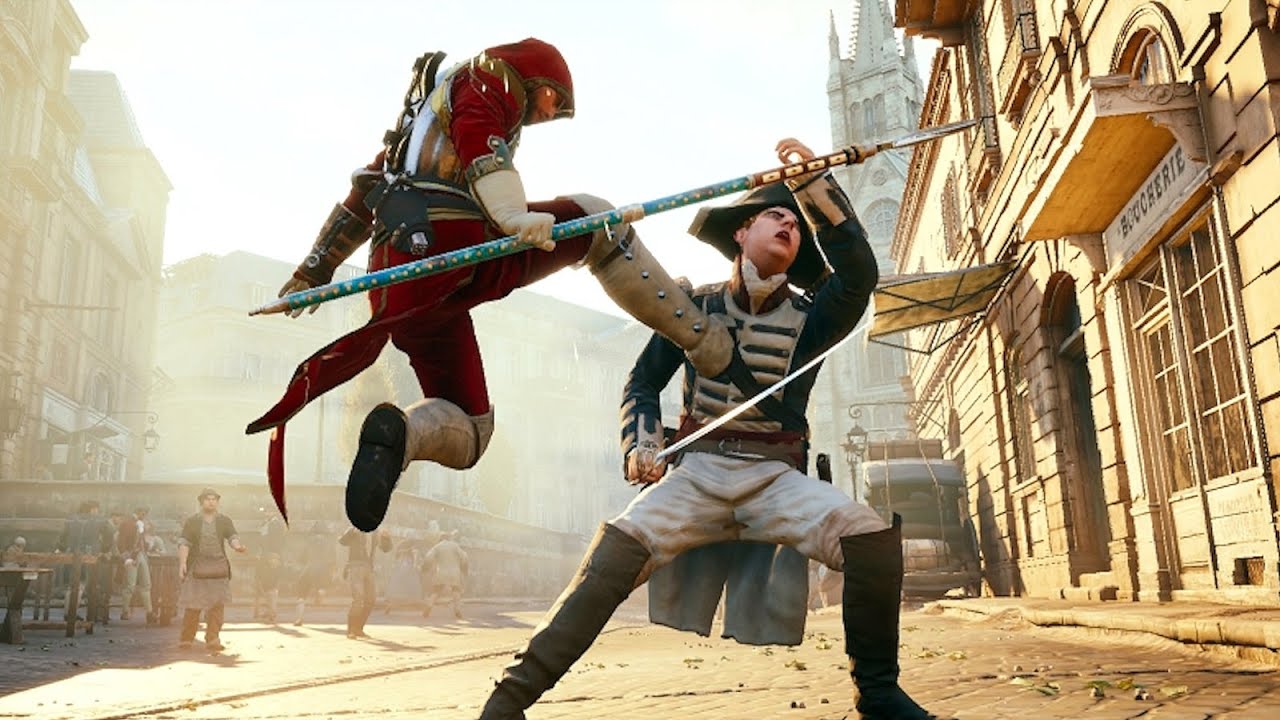 Assassin's Creed Unity Legendary Master Arno vs Ancient History