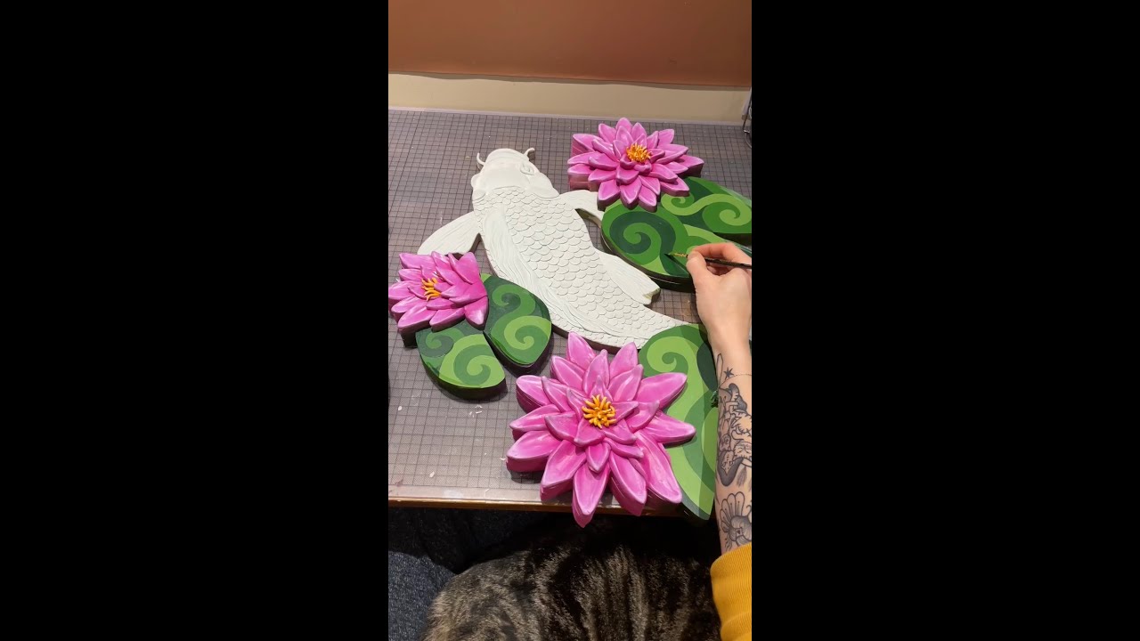 MPGautheron Koi fish Sculpture