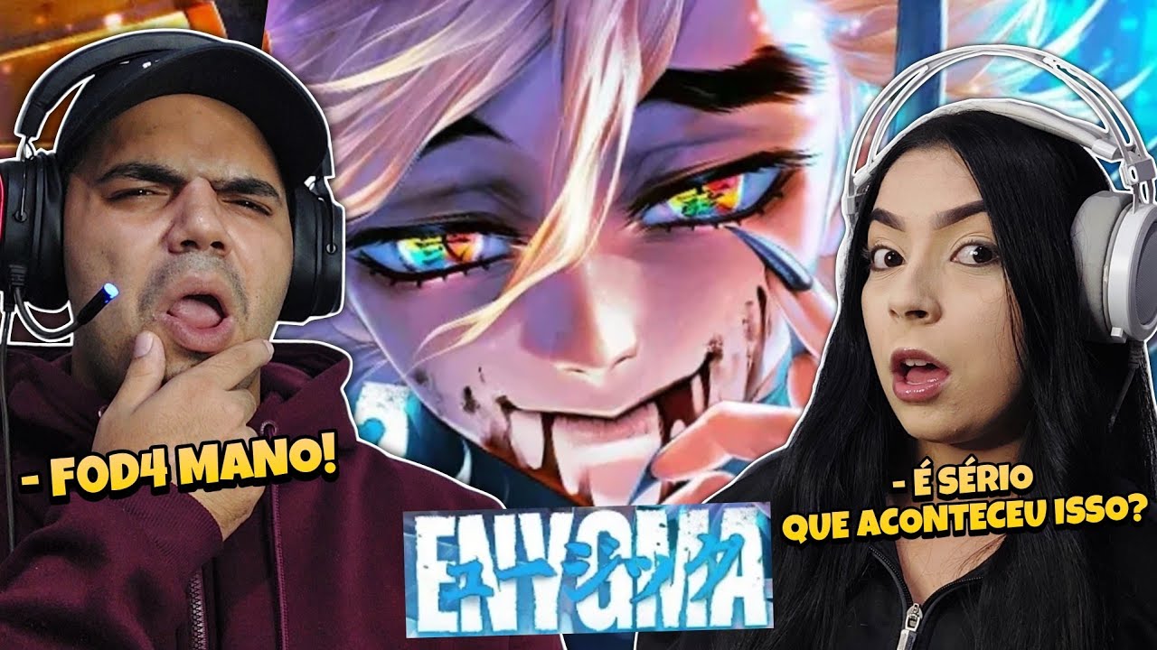 React - 7 Cores de Morte | Douma (Kimetsu no Yaiba) | Enygma