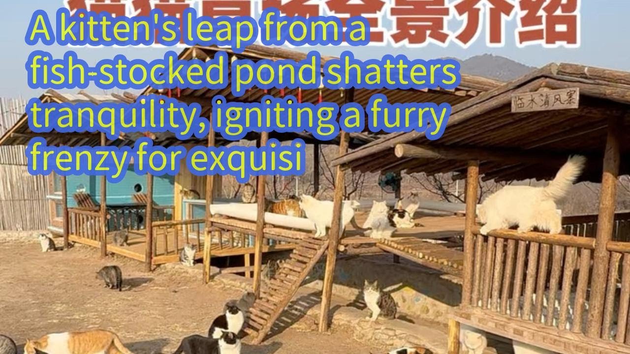 优雅的母猫，蜷在暖炉旁，慵懒地舔着鱼汤，警惕的眼神却瞄向了水塘深处的肥美鲜鱼...