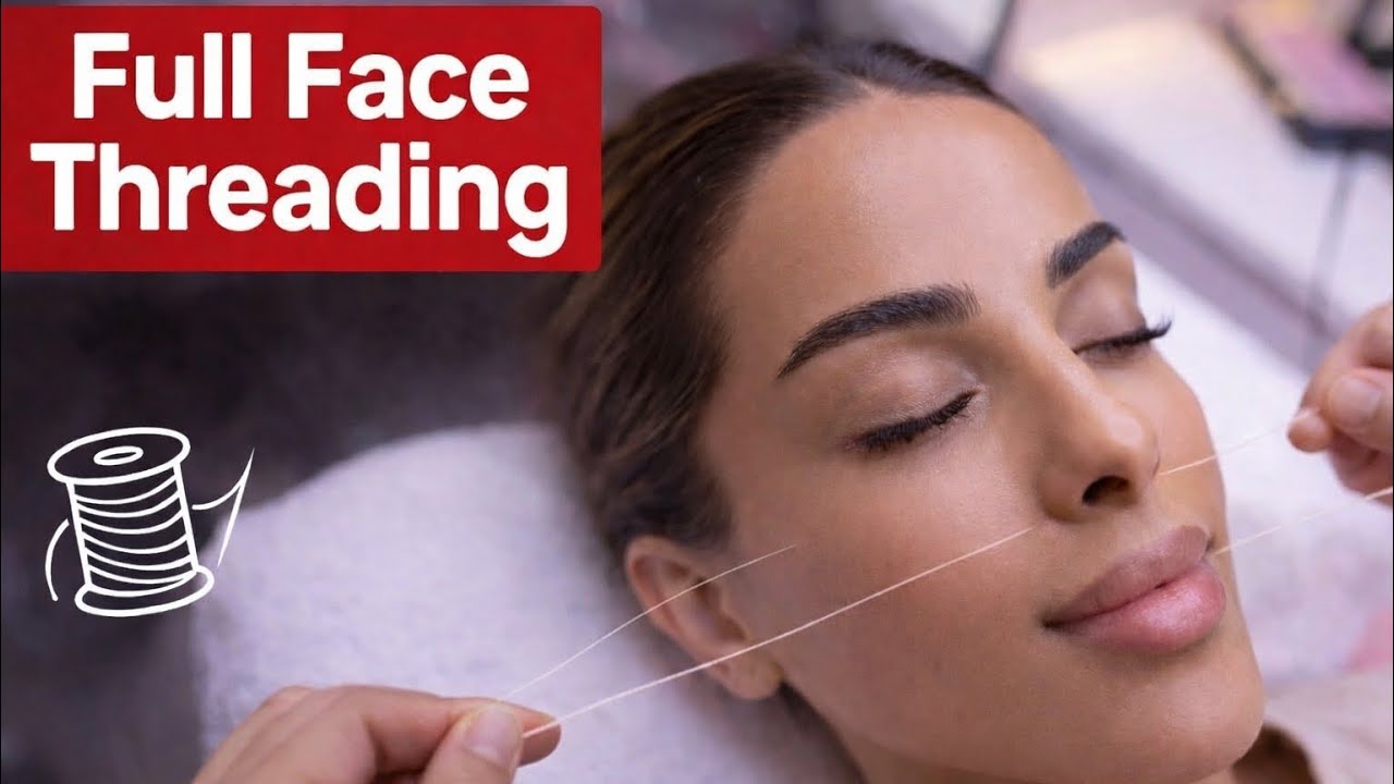 Full face threading ❤️