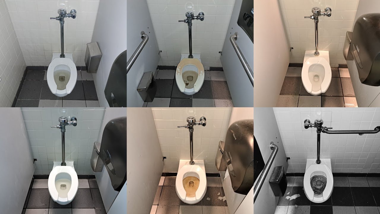 Abandoned Macy's Women's Restroom with Water On