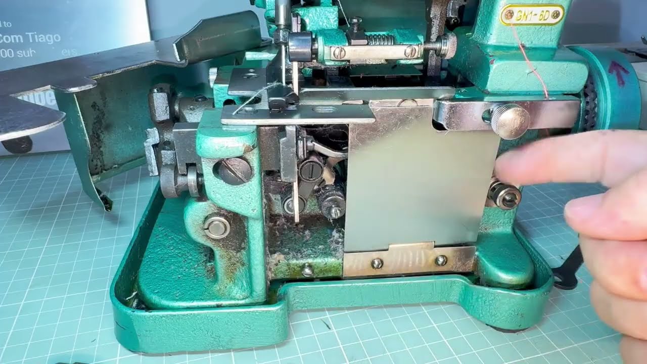 Como regular a máquina de costura overlock chinesinha sem precisar de técnico