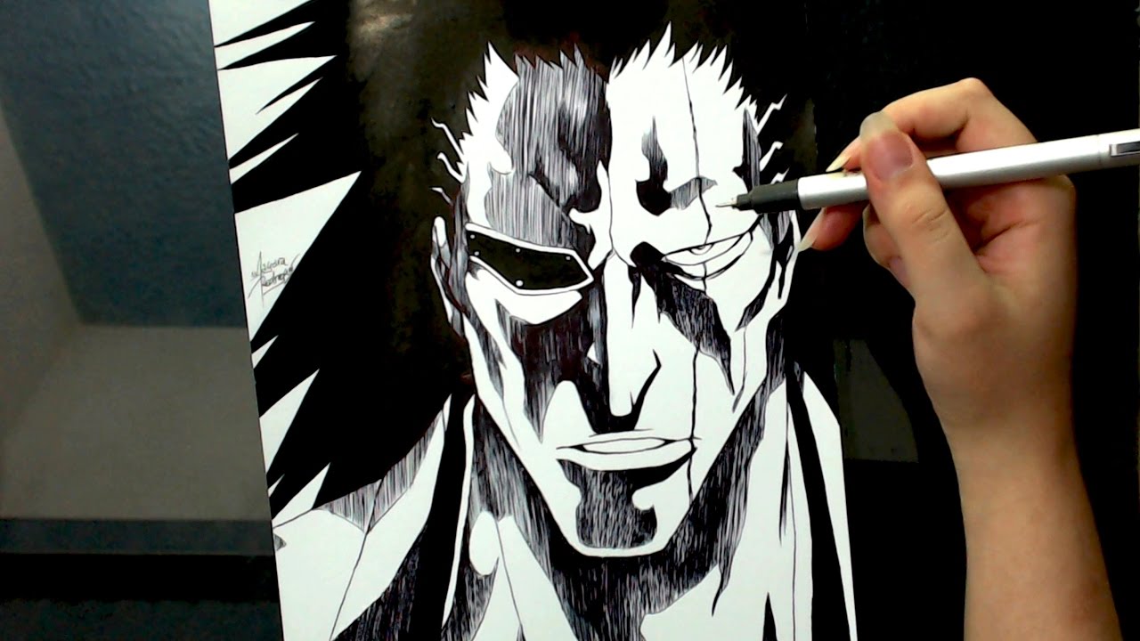 Speed Drawing - Zaraki Kenpachi (Bleach)