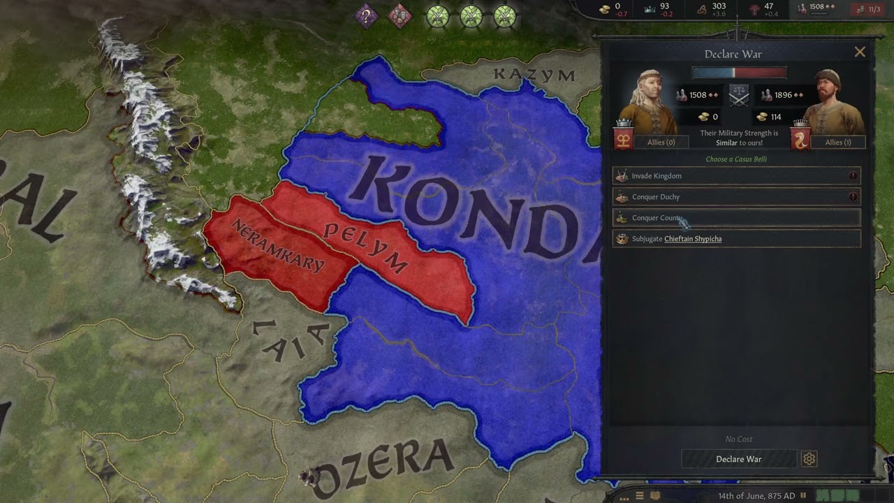 Crusader Kings 3 : The real Siberian Warlord Part 1