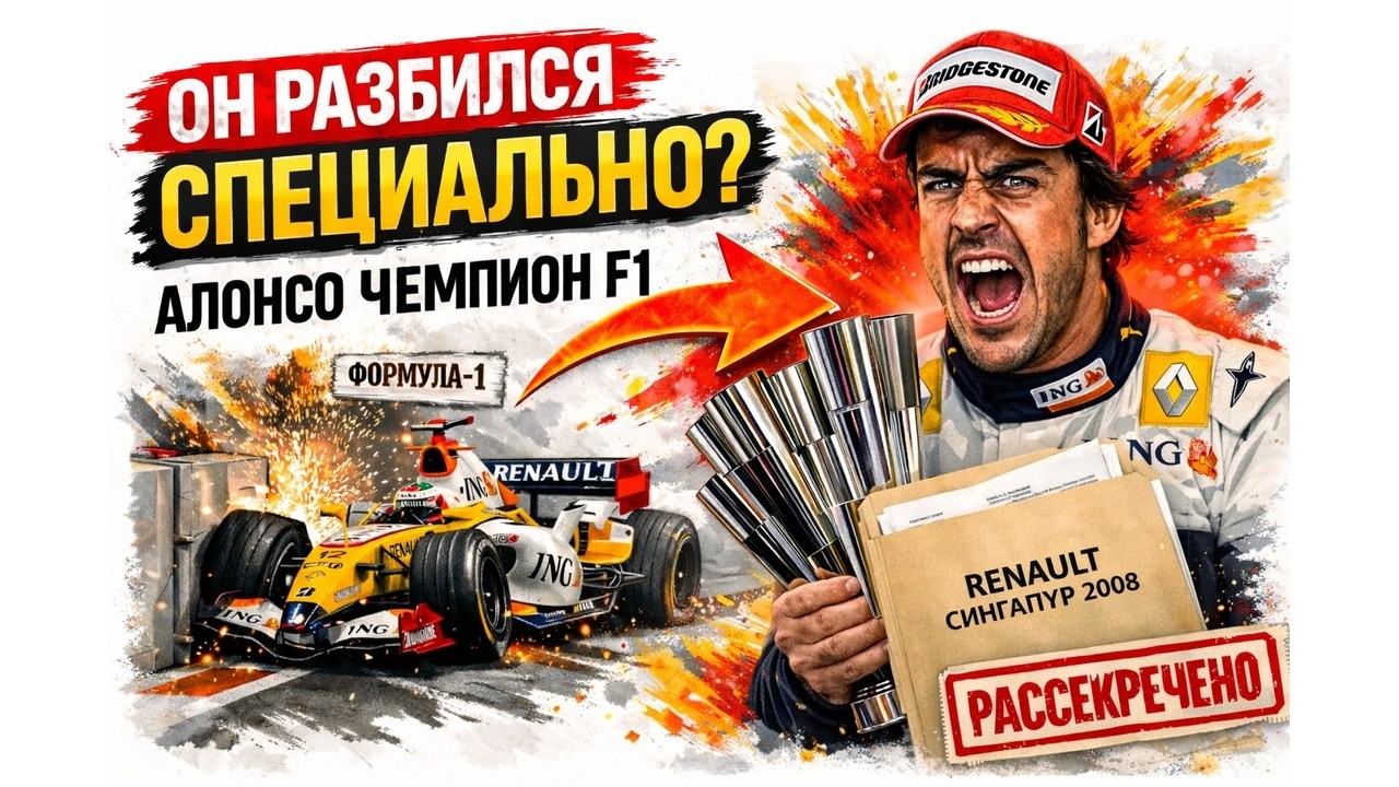 ОН РАЗБИЛ БОЛИД ПО ПРИКАЗУ? Тайна гонки Сингапур 2008