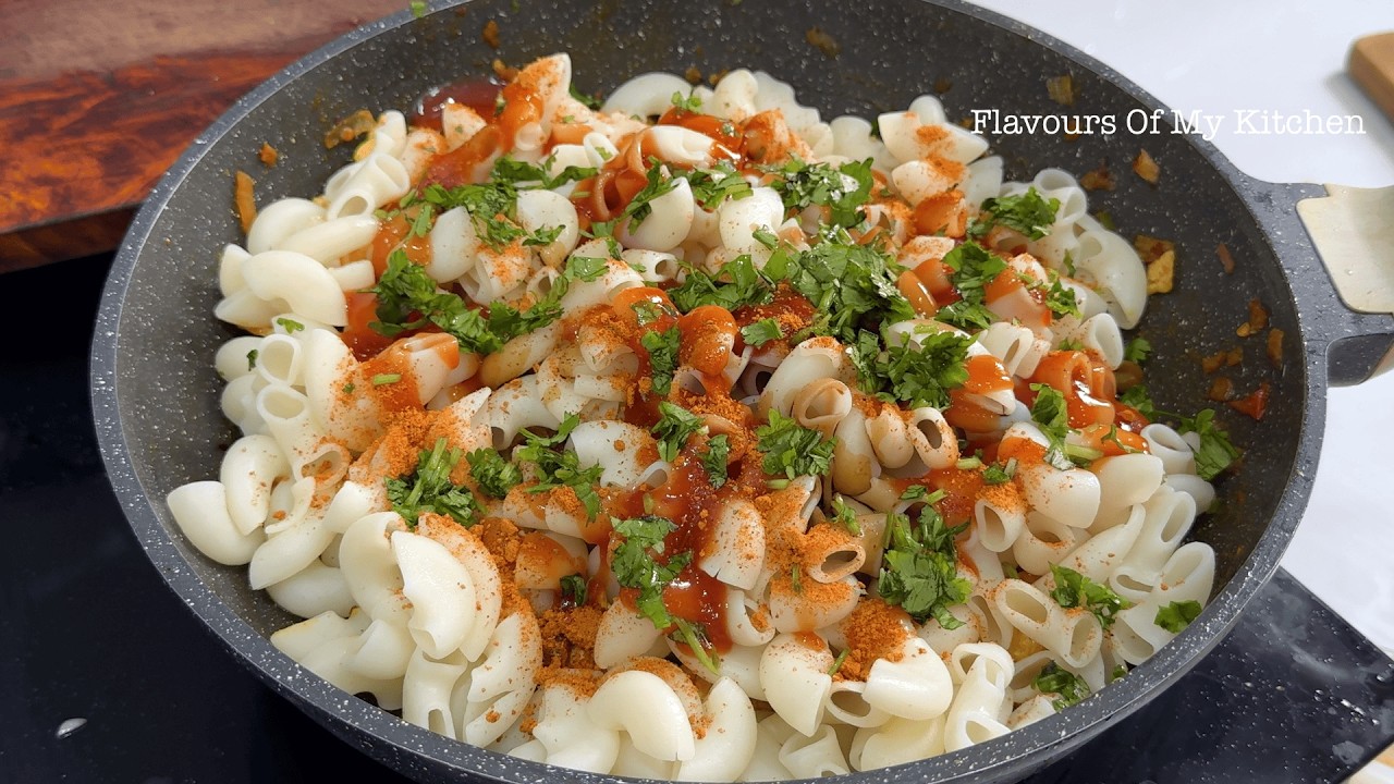 Desi Tandoori Macaroni Recipe | Quick & Easy Masala Macaroni Pasta