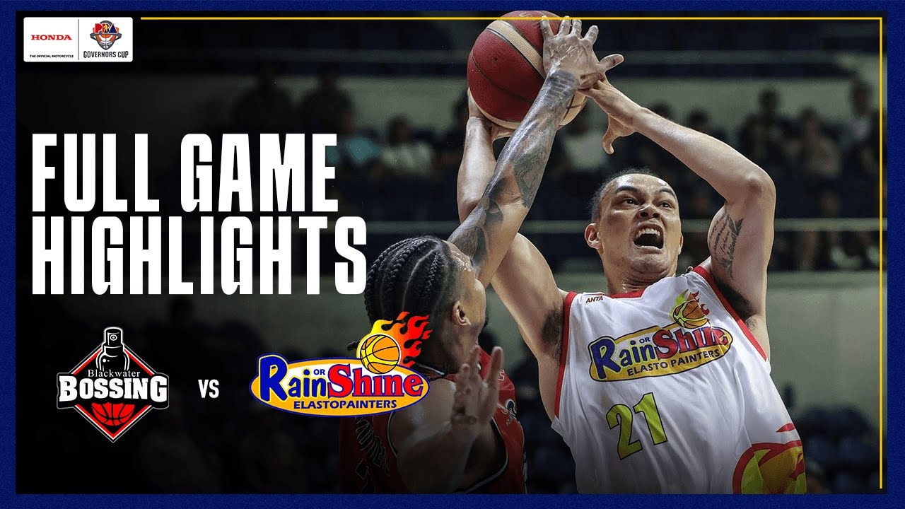 BLACKWATER VS RAIN OR SHINE | FULL GAME HIGHLIGHTS | PBA SEASON 49 GOVERNORS' CUP | AUGUST 20, 2024