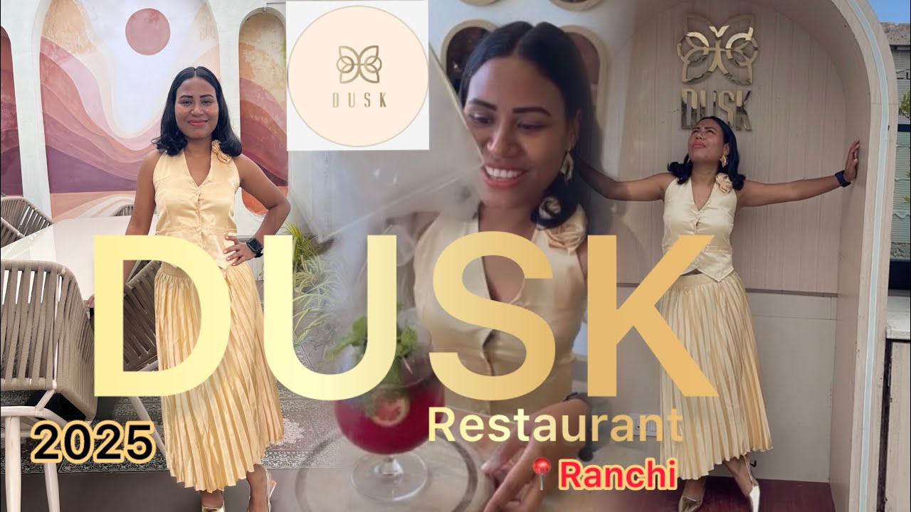 Dusk Restaurant Ranchi #dusk #restaurant #ranchi #foodvlog #party #2025#august #birthday#outfit