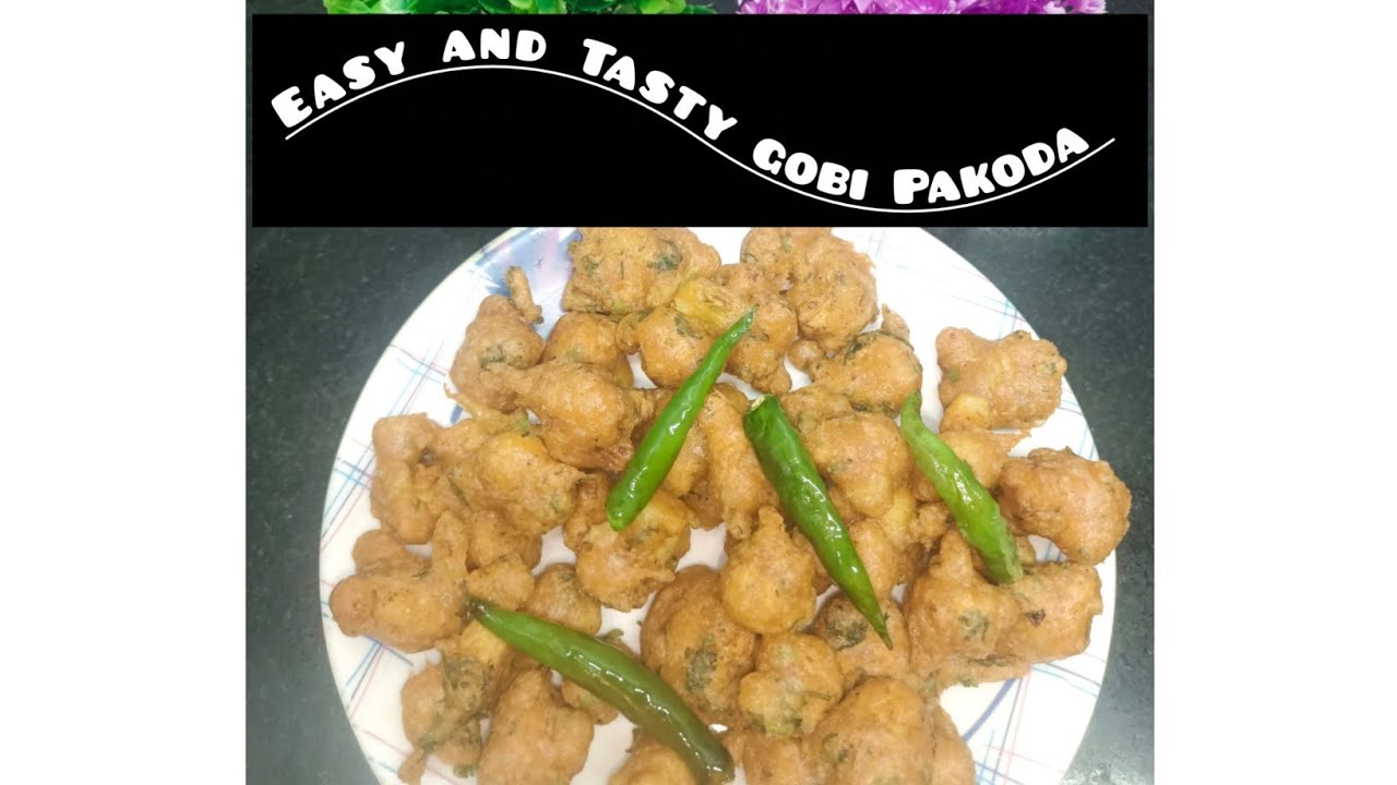 Easy and Tasty gobi Pakoda #pakoda #video #trending #trendingvideo#youtubetrending#viral #view #asmr