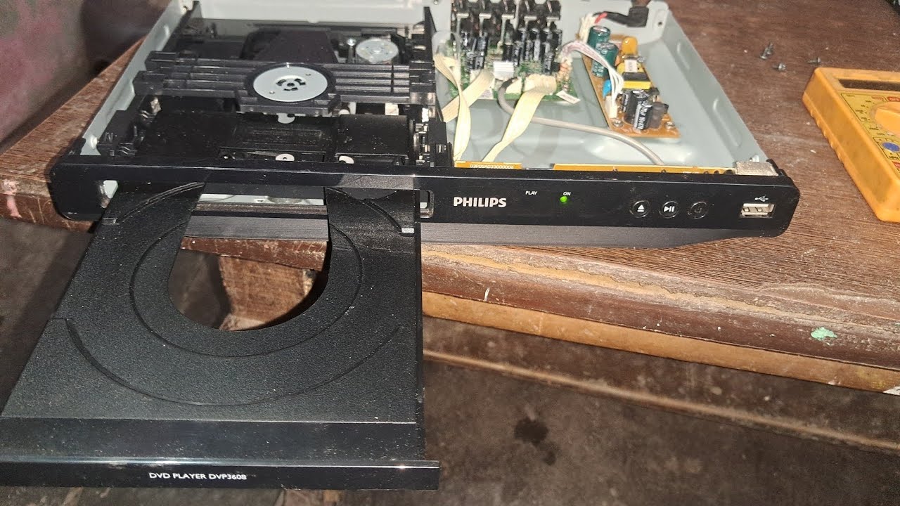 Philips dvd player open close problem solve
