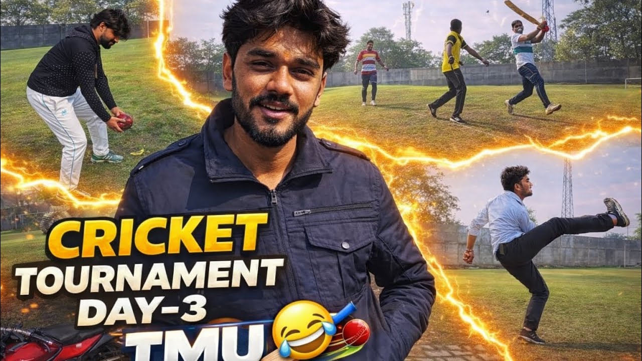 Tmu inter college tournament day 3 😂🏏#tournament  #cricket #vlog #funny #collegelife 