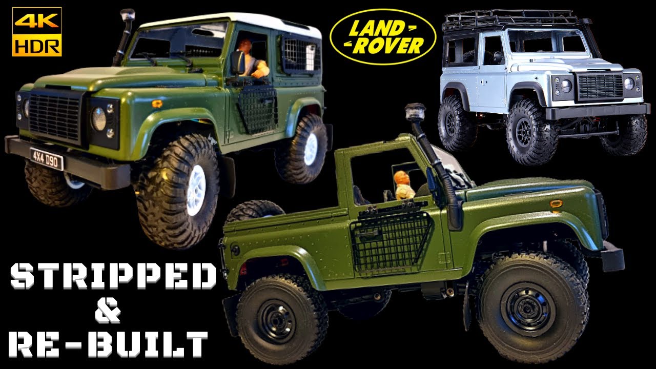 RC Car DEFENDER D90 Build Painted Custom Body Mods & Fitting Accessories MN99S Defender Upgrades