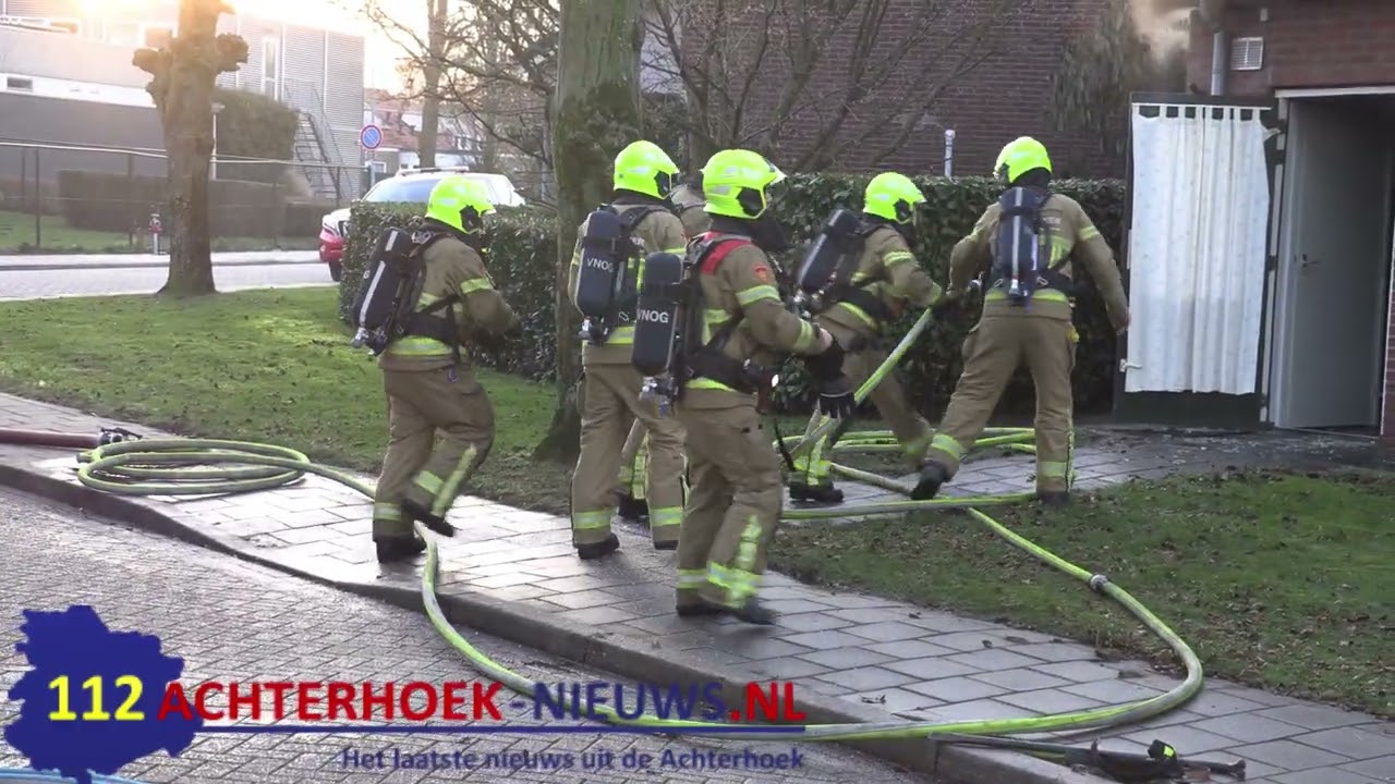 Uitslaande brand seniorenwoning in Terborg, 'Sluit ramen en deuren'