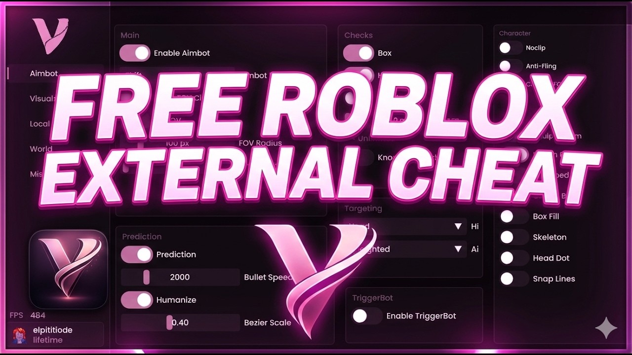 Vortex Free Roblox External Cheat | Full Showcase