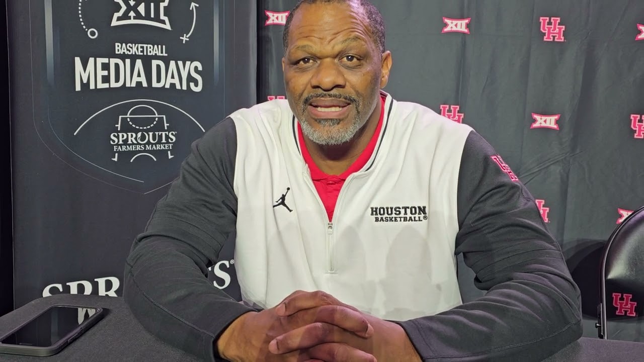 Ronald Hughey at his 2nd Big 12 Basketball Media Day: 