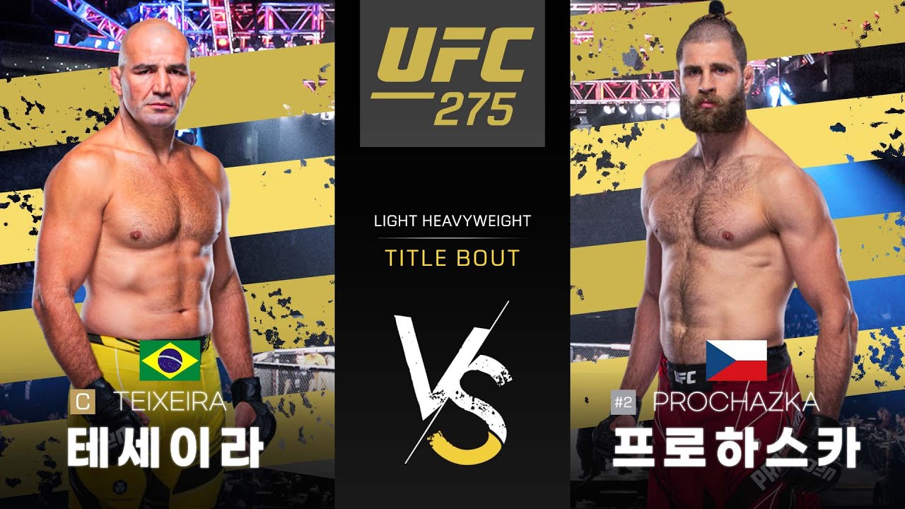 [UFC] 글로버 테세이라 VS 유리 프로하스카