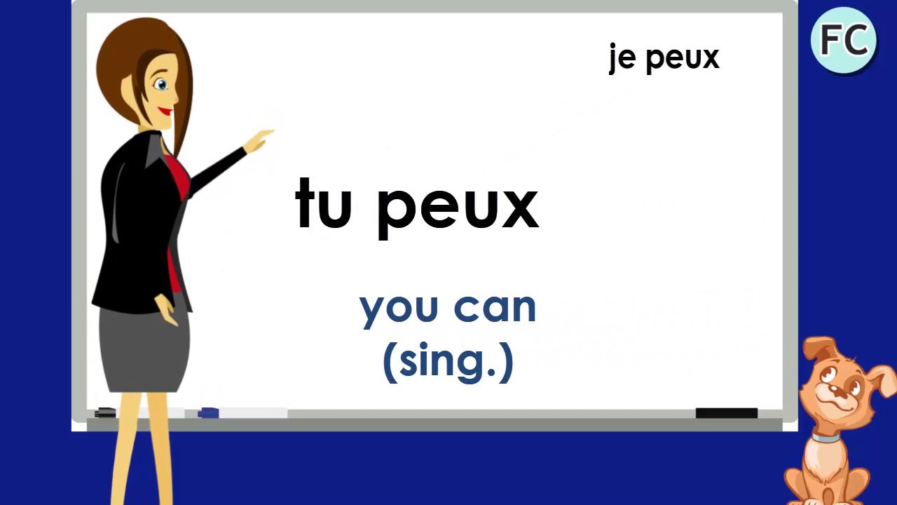 Le Verbe Pouvoir au Présent - To Be Able To/Can - French Conjugation
