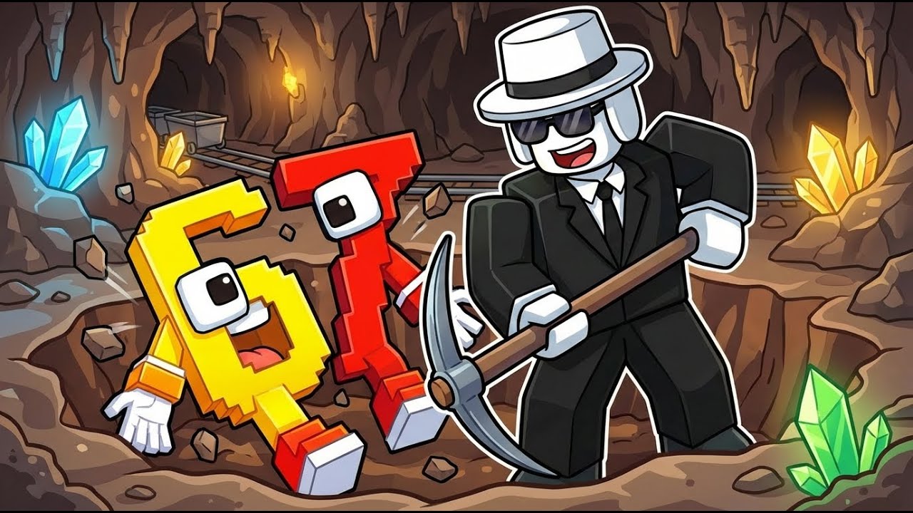 Mining for OP Brainrots in Roblox Mine a Brainrot!