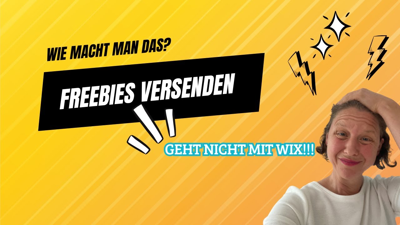 In wix ist Freebieversand nicht möglich - dafür nutze ich Kit