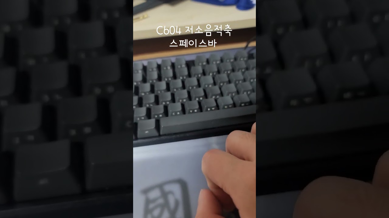 #C604 #저소음적축 #스테빌라이저 #스페이스바