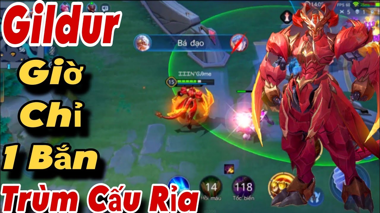 Gildur Full Phép Build Late Game Một Chưởng Bay Màu Với Chiêu 2 Tốc Biến Yue Khóc Thét...