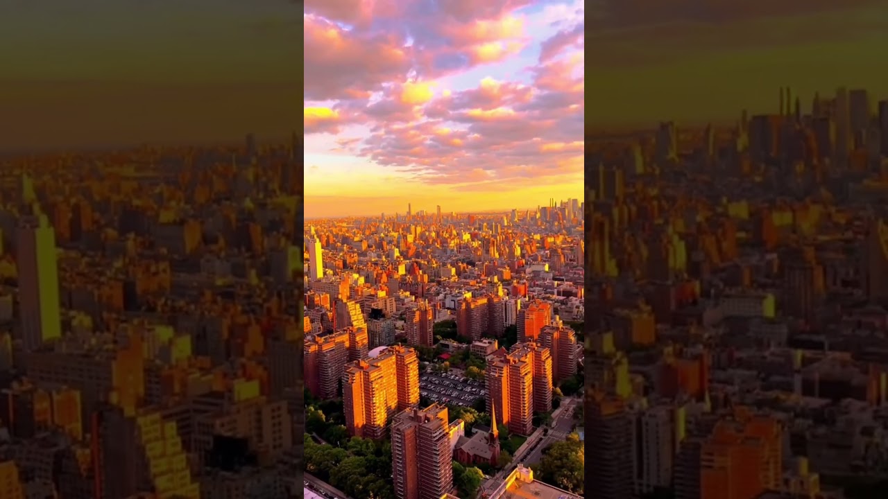 The perfect sunset over New York City 🍎🌇❤️ #ny #nyc #newyork #newyorkcity #newyorkstateofmind #sun