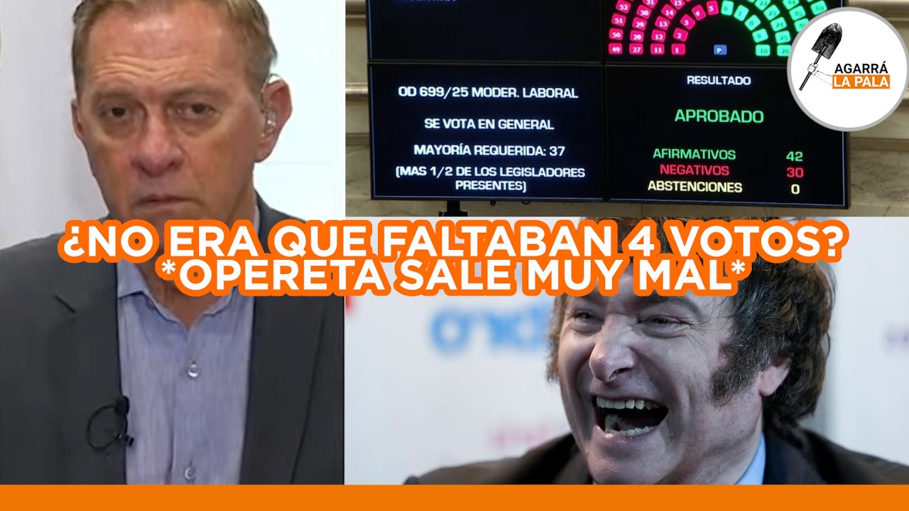 ¡CARPETAZO HISTÓRICO! ASÍ BONELLI INTENTABA VENDER HUMO DICIENDO QUE LA REFORMA LABORAL NO PASABA