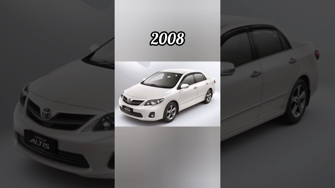 Evolution of Toyota Corolla Altis 🔥(2006 - 2023) #shorts #altis #patelautovlogs