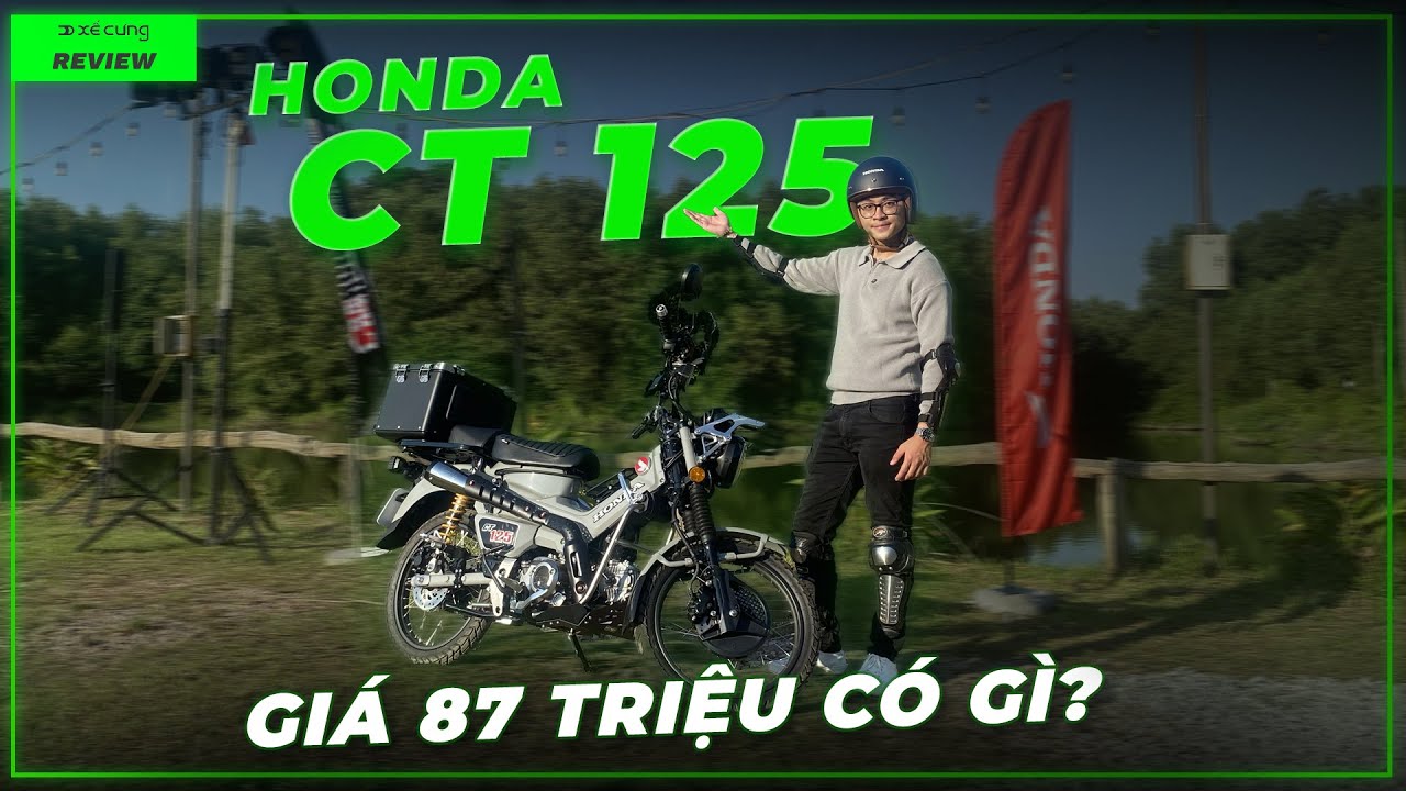 Review Honda CT125: Cạnh tranh PG-1, dáng Super Cub, giá 87 triệu đồng!