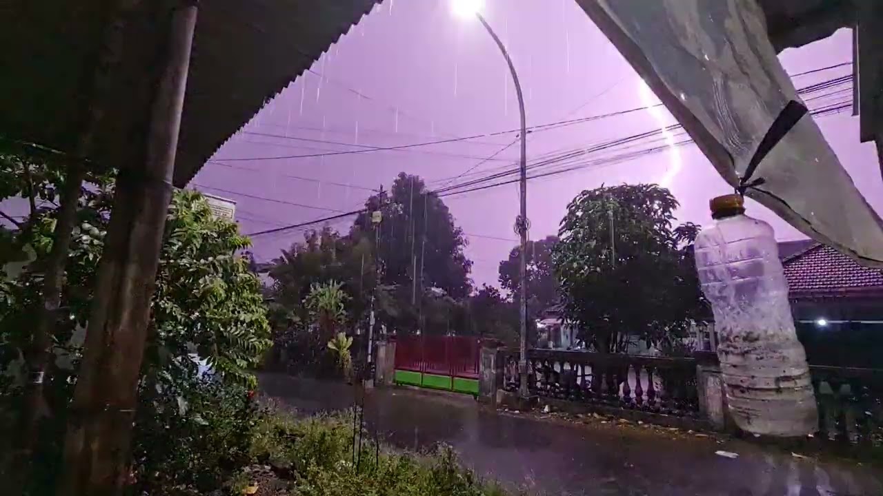 rain 10 Hour of Heavy Rain and thunder Sounds 🌧️ | Rain Sounds for Sleep, Relax & Study