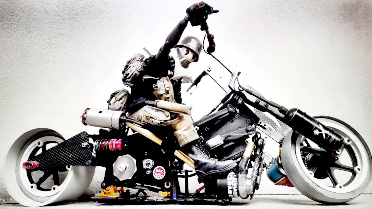2WD Bike Drifting RC Animatronics By Danny Huynh Creations.