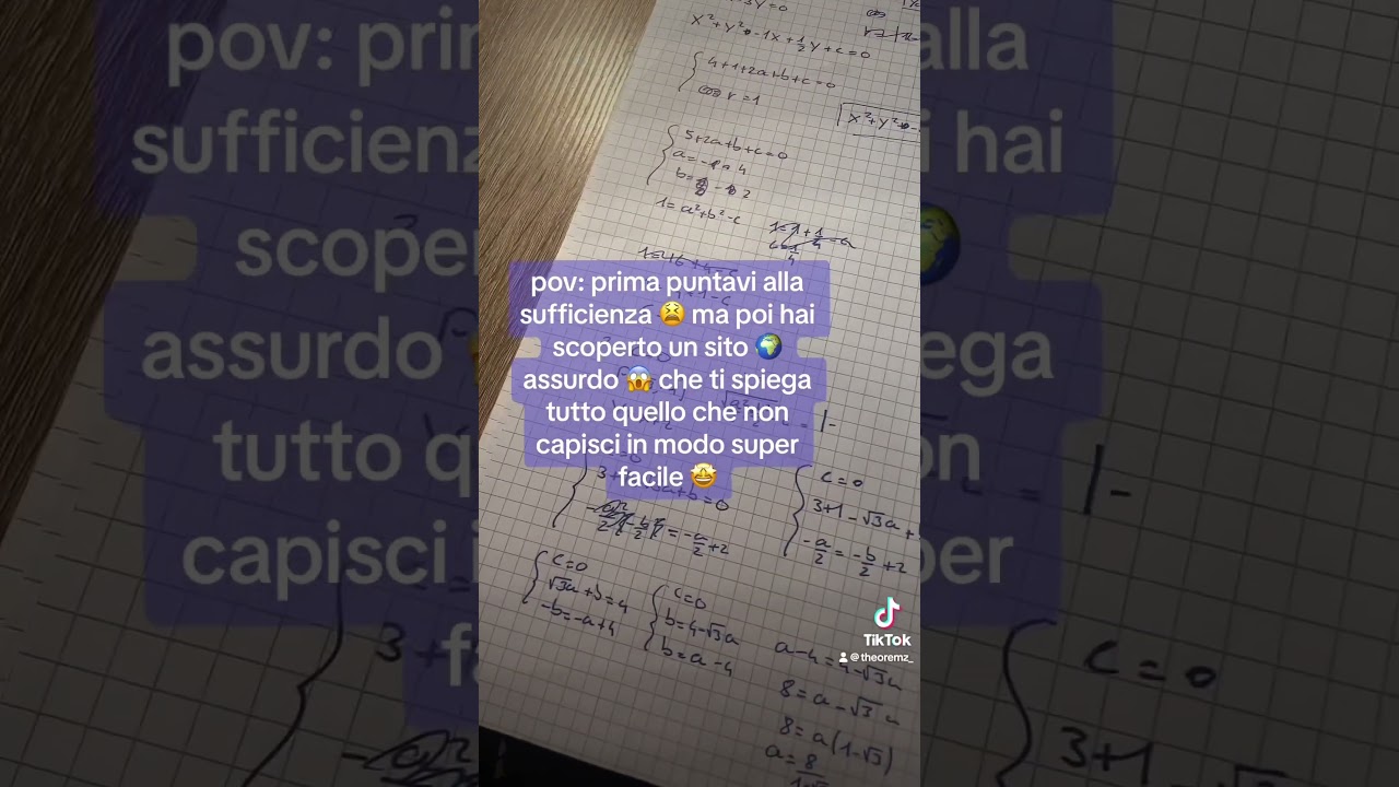 Commenta con 🤩 per avere &acute;il link! #studenti #scuola #matematica #superiori #verifica