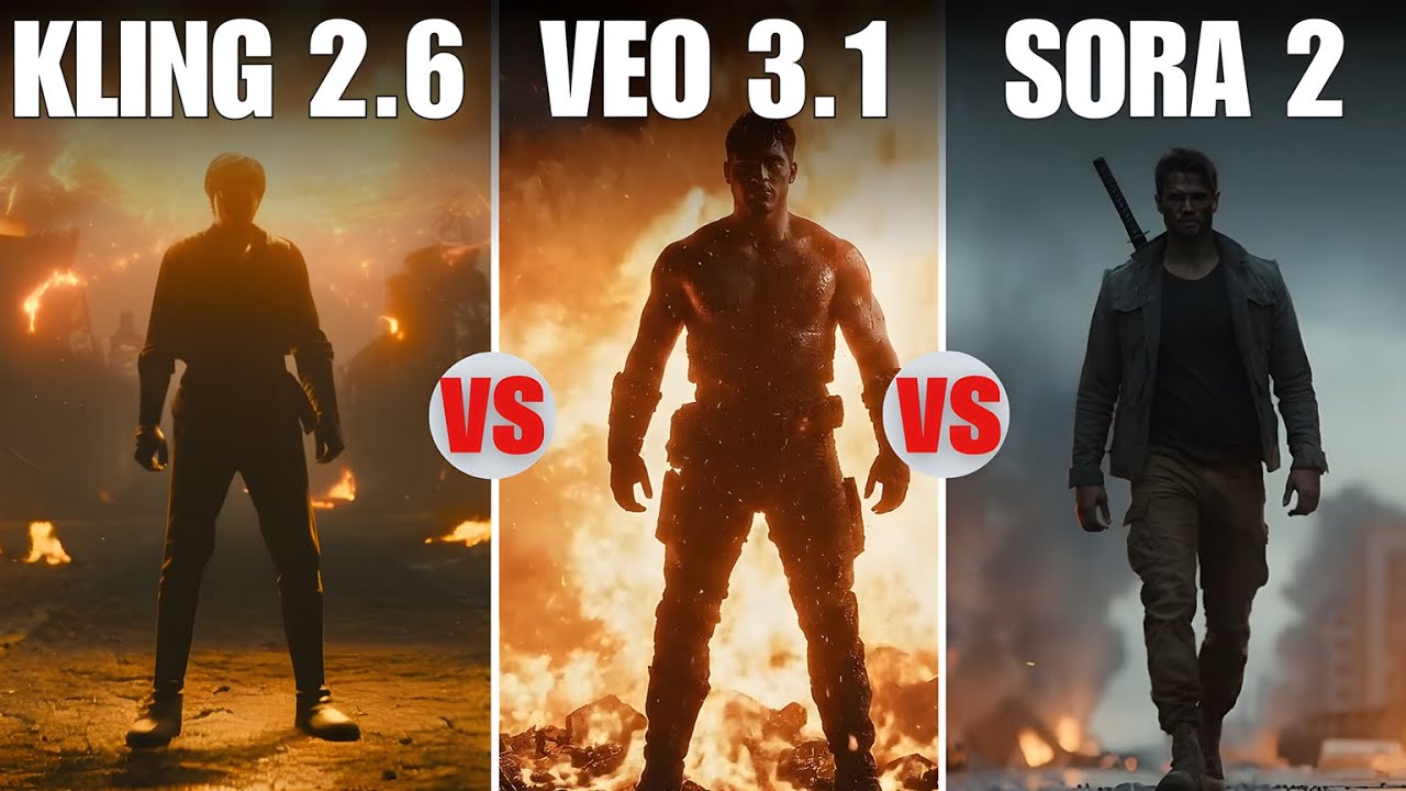 Kling 2.6 vs Veo 3.1 vs Sora 2: The Ultimate AI Video Generator Comparison